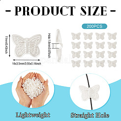 200Pcs ABS Imitation Pearl Beads&nbsp;OACR-TA0003-84B