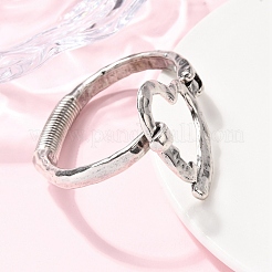 Alloy Hinged Bangles for Women&nbsp;RJEW-S637-02AS