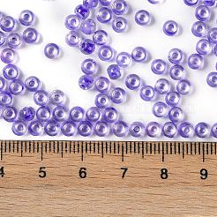 Transparent Inside Colours Glass Seed Beads&nbsp;X1-SEED-A032-04A
