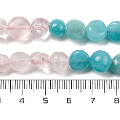 Natural Amazonite & Rose Quartz Beads Strands&nbsp;G-L610-B01-01