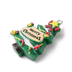 Christmas Opaque Resin Pendants&nbsp;RESI-A049-05J