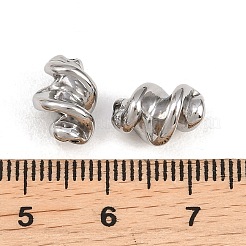 Twist Corrugated 304 Stainless Steel Beads&nbsp;STAS-T072-13P