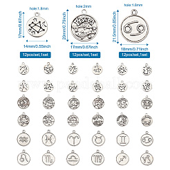 3 Sets 3 Styles Tibetan Style Alloy Pendants&nbsp;TIBEP-PJ0001-04