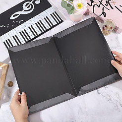 PP Plastic 6-Pages Piano Sheet Music Folder&nbsp;AJEW-WH0609-433