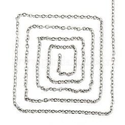 Tarnish Resistant 304 Stainless Steel Cable Chains&nbsp;CHS-S006-JA607-2