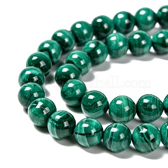 Natural Malachite Beads Strands&nbsp;G-O166-07A-6mm