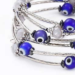 Evil Eye Lampwork Jewelry Sets&nbsp;SJEW-JS01041-02