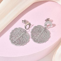 304 Stainless Steel Dangle Earrings for Women&nbsp;SA-CBAEB5B-01