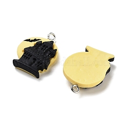 Halloween Theme Opaque Resin Pendants&nbsp;RESI-N039-90