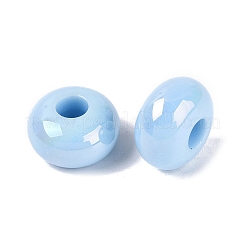 Opaque Acrylic European Beads&nbsp;OACR-E033-19P