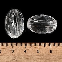 Transparent Acrylic European Beads&nbsp;TACR-G048-05