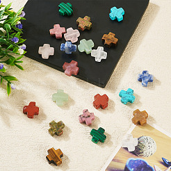 22Pcs 11 Styles Natural & Synthetic Mixed Gemstone Beads&nbsp;G-TA0002-52