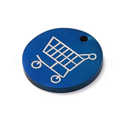 201 Stainless Steel Pendants&nbsp;STAS-R002-23A