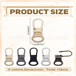 10Pcs Iron Replacement Zipper Sliders&nbsp;IFIN-LP0001-32