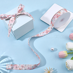 1Roll Single Face Printed Polyester Satin Ribbon&nbsp;SRIB-CY0001-47E