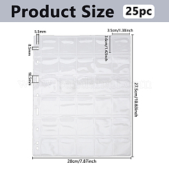 30 Grid PVC Coin Collection Loose Leaf&nbsp;AJEW-WH0270-976