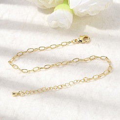 Brass Paperclip Chain Bracelets for Women&nbsp;BJEW-F531-02G