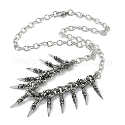 304 Stainless Steel Dragon Claw Bib Necklaces for Men&nbsp;NJEW-D345-02AS