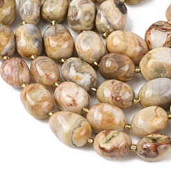 Natural Crazy Agate Beads Strands&nbsp;G-G453-D03-01