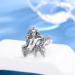 Mermaid Brass Adjustable Cuff Rings&nbsp;FS-WG8D672-01
