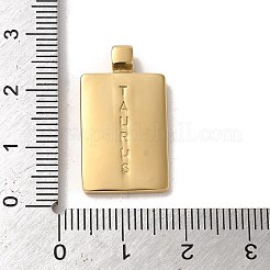304 Stainless Steel Pendants&nbsp;STAS-L022-306G-02