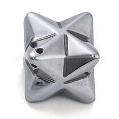 Electroplated Terahertz Stone Pendants&nbsp;G-P545-C01-P