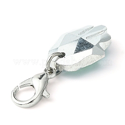 Hamsa Hand/Hand of Miriam Glass Pendant Decoration&nbsp;HJEW-JM01155
