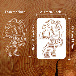Plastic Drawing Painting Stencils Templates&nbsp;DIY-WH0396-0152