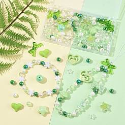 100Pcs 20 Styles Transparent & Opaque Acrylic Beads&nbsp;MACR-FS0002-39