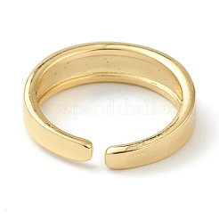Brass Enamel Cuff Rings&nbsp;RJEW-H546-01