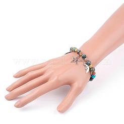 Natural Gemstone Charm Bracelets&nbsp;BJEW-JB03349