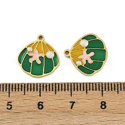 304 Stainless Steel Enamel Pendants&nbsp;STAS-L302-19G
