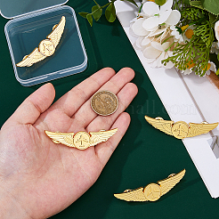 4Pcs Alloy Lapel Pin Backs for Security&nbsp;JEWB-DC0001-22A