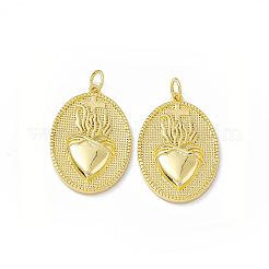 Rack Plating Brass Pendants&nbsp;KK-B065-15G