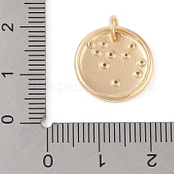 Brass with Clear Cubic Zirconia Pendants&nbsp;LS-KK-N256-24K-G