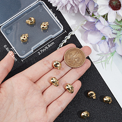 10Pcs Brass Beads&nbsp;KK-BBC0011-44