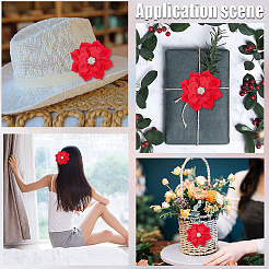 Polyester & Rhinestones Ornament Accessories&nbsp;DIY-WH20063-015B