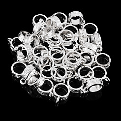 50Pcs Tibetan Style Alloy Tube Bails&nbsp;TIBE-TAD0001-01S