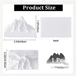 Gesso Mountain Statue Ornaments&nbsp;AJEW-WH0505-66B