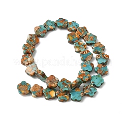 Dyed Synthetic Imperial Jasper Beads Strands&nbsp;G-D337-14mm-B03