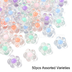 50Pcs Transparent Acrylic Beads&nbsp;TACR-YW0002-29