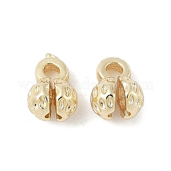 Flower Brass Bead Tips&nbsp;KK-M326-10G