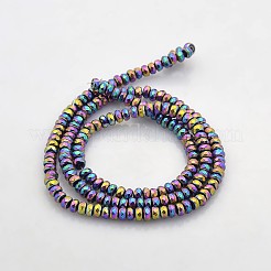 Electroplate Non-magnetic Synthetic Hematite Beads Strands&nbsp;G-J208B-06