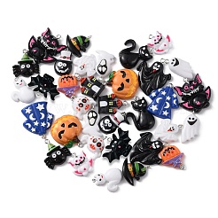 34Pcs 17 Styles Opaque Resin Pendants&nbsp;RESI-CJ0003-05