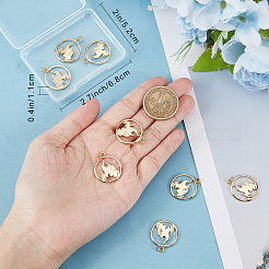 10Pcs Brass Pendants&nbsp;KK-BBC0010-27