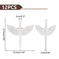 304 Stainless Steel Pendants&nbsp;STAS-UN0053-47