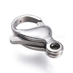 Tarnish Resistant 316 Surgical Stainless Steel Lobster Claw Clasps&nbsp;STAS-M281-01P-E