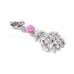5Pcs Tibetan Style Alloy Big Pendants&nbsp;PALLOY-JF04634