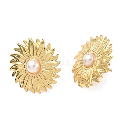 201 Stainless Steel Stud Earrings&nbsp;EJEW-D354-08G-02