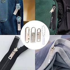 6Pcs Plastic Zipper Puller and 12Pcs Alloy Replacement pull-tab Accessories&nbsp;FIND-SZ0001-17